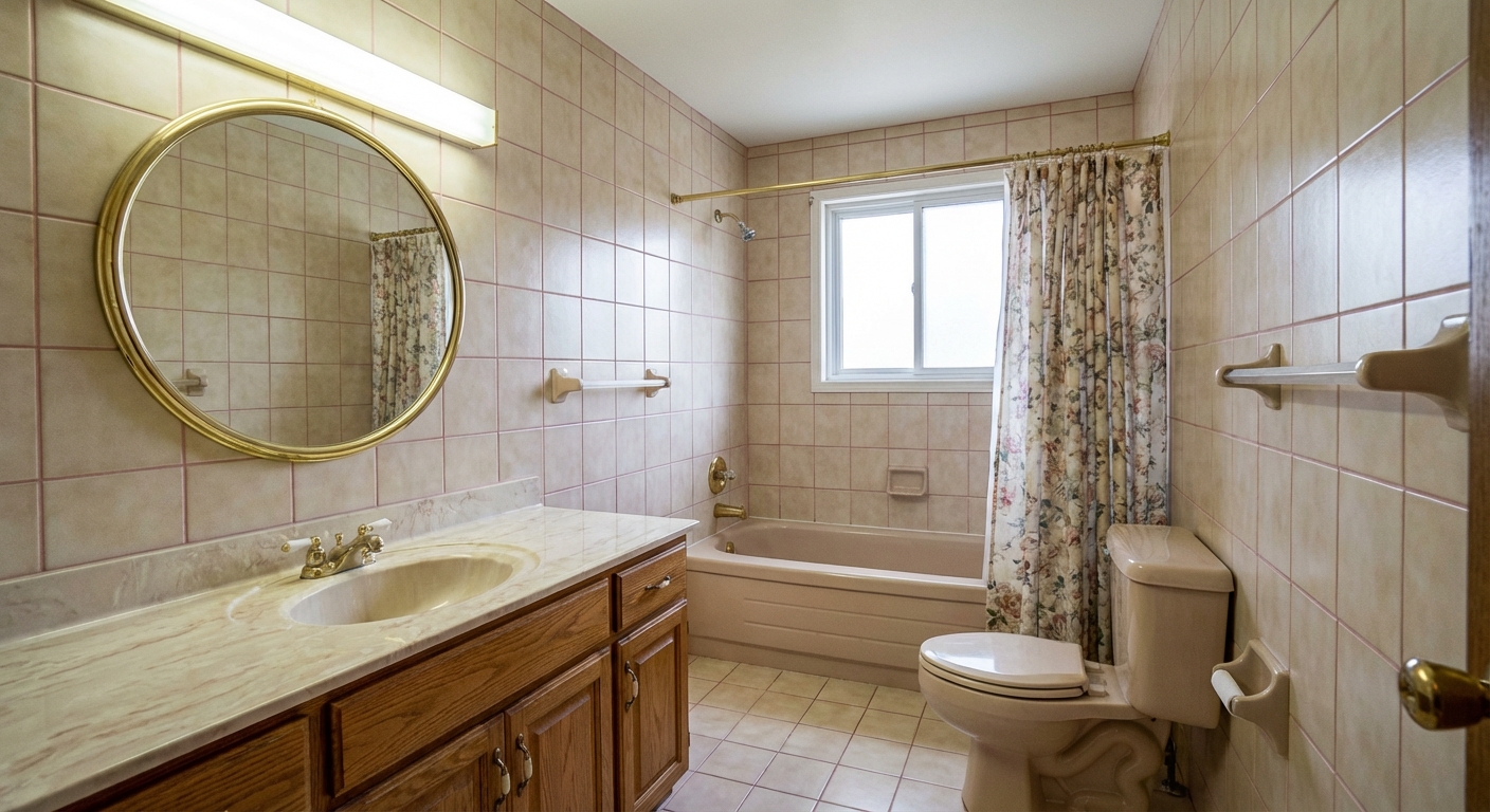 Virtual Bathroom Renovation - Before