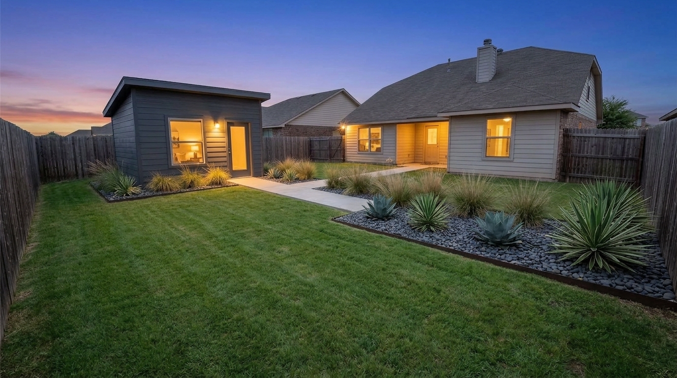 Day-to-Dusk Exterior — Property Twilight Conversion - After