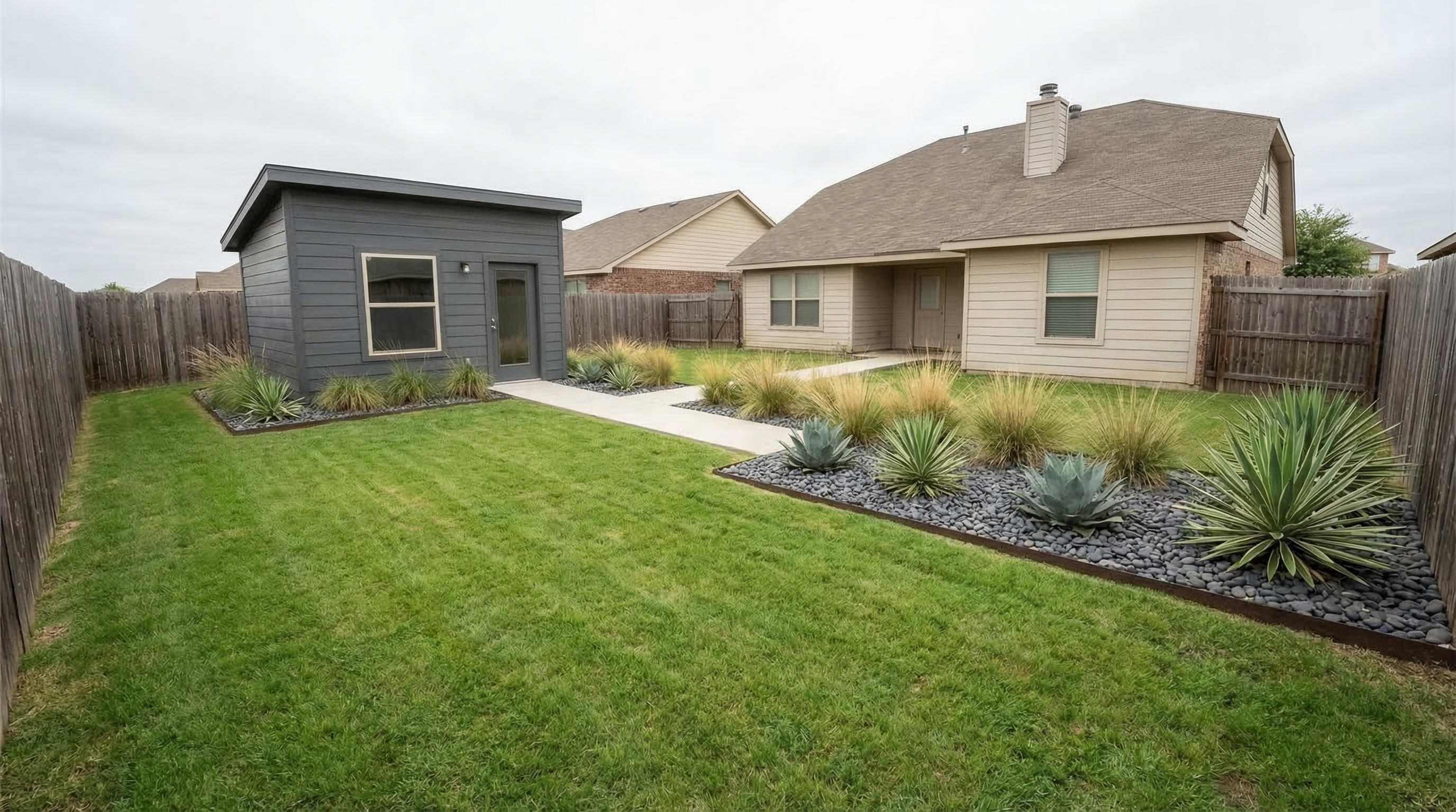 Day-to-Dusk Exterior — Property Twilight Conversion - Before