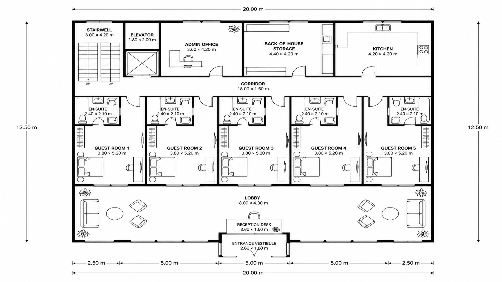 Visualize Restaurant Floor Plans — 3D Renders for Investor Pitches - Before