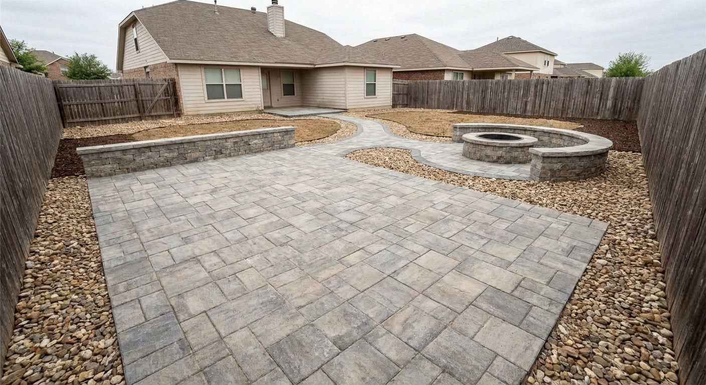 Virtual Hardscaping Design - After