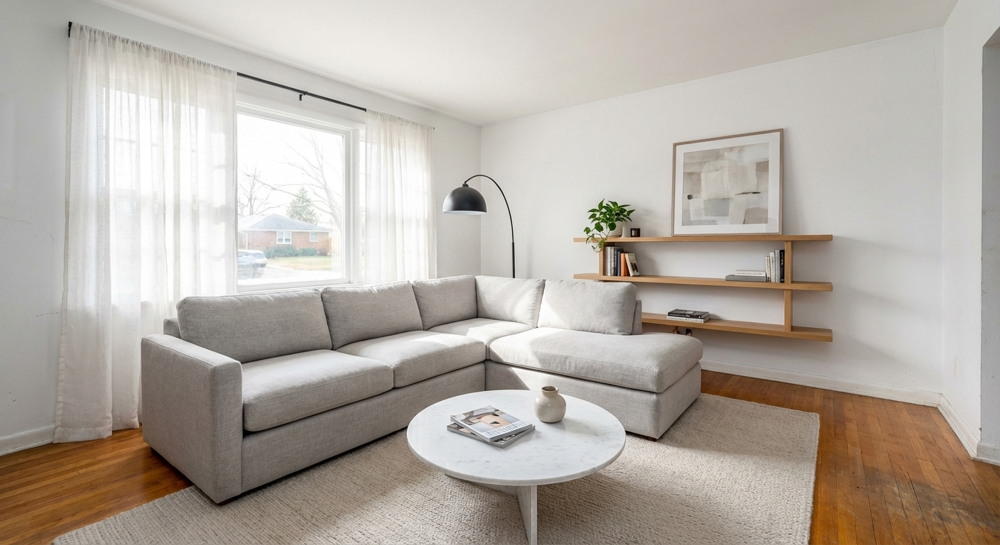 Redesign Furnished Rooms with AI - After